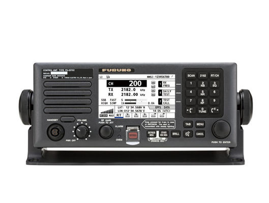 Zuverlässiges MF/HF Radiotelefon FURUNO FS-2575 für General und Bedrängniskommunikationen mit DSC-Anlage GMDSS