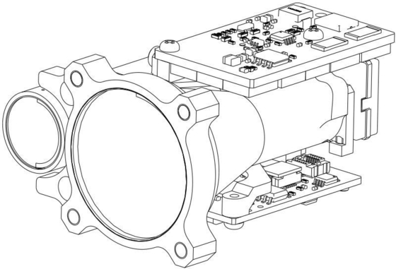 Menschliches Augen-Sicherheits-Laser-Abstands-Maß-Modul RL4000